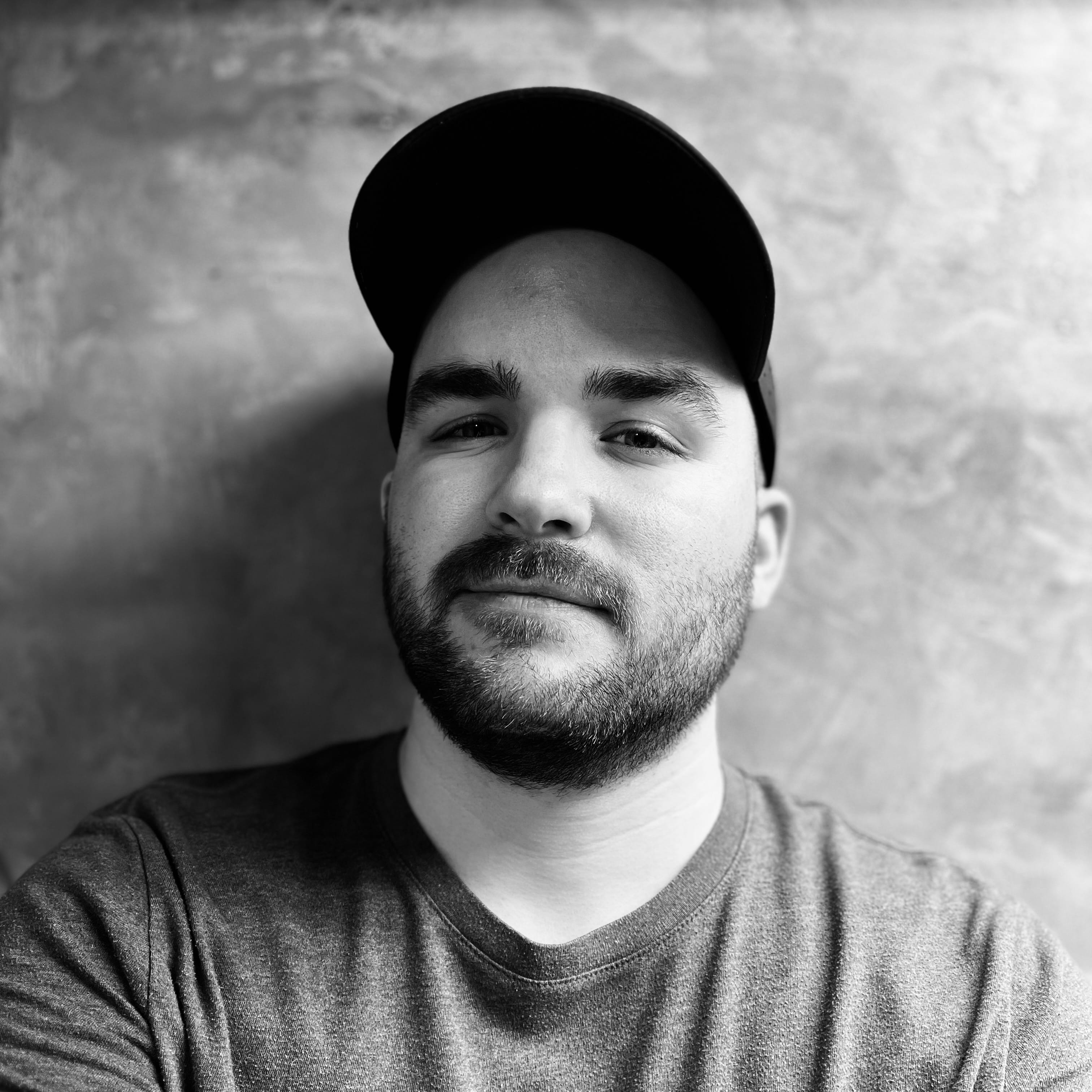 A picture of me in black and white